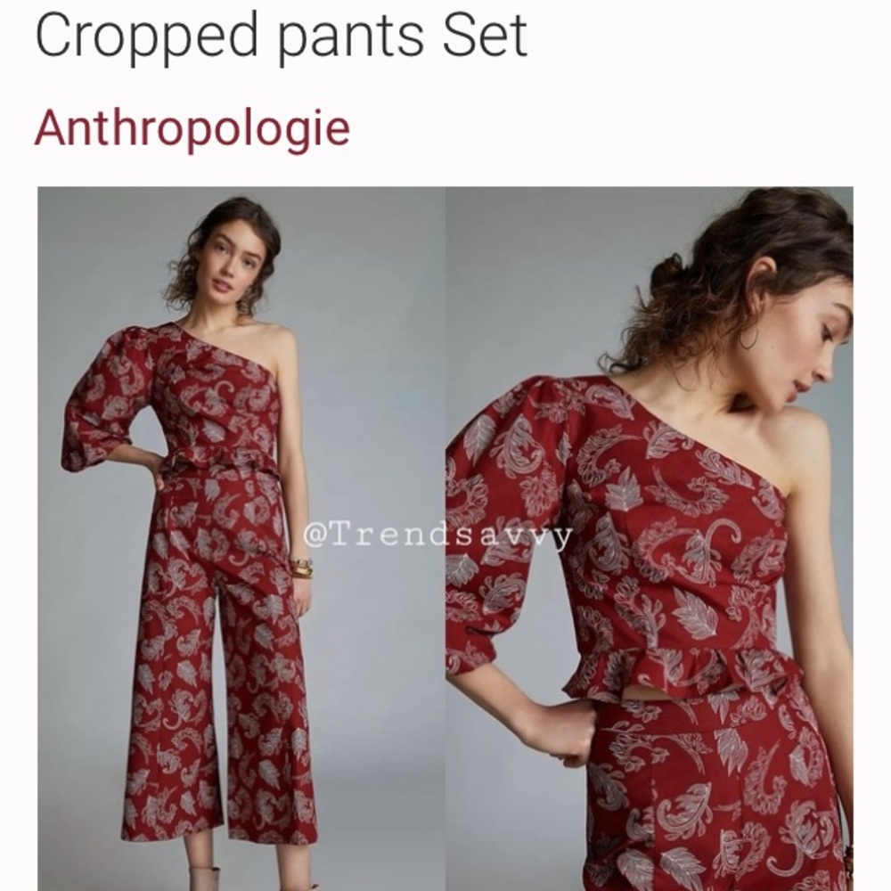 Anthropologie set, size XS